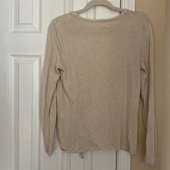 Medium, Madewell Long Sleeve T-Shirt in Oatmeal Heather - Picture 3 of 5